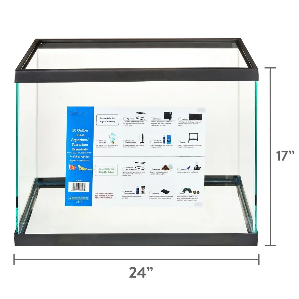 Imagem -05 - Glass Fish Aquarium Incubação 20 Gallon Terrarium Peixaria Aquático Pet Fornecimentos Casa e Jardim Produtos Entrega Gratuita