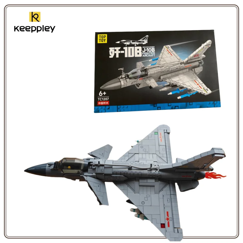 

Keeppley J-10 C-fighter Building Block Toy National Heavy Equipment Series Gift Model Birthday Gift Splicing Building Block Toy