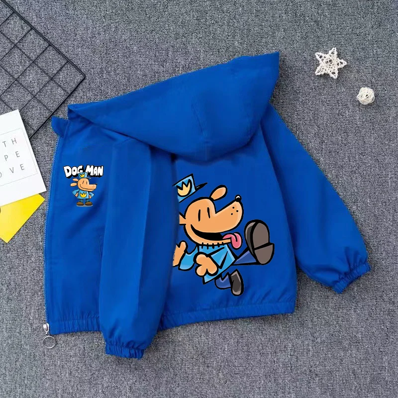 สุนัขน่ารัก Hooded JACKET ชายหญิงอะนิเมะเสื้อเด็กฤดูใบไม้ผลิ Windbreaker Outerwear TShirt กีฬากลางแจ้งแขนยาวเสื้อผ้าของขวัญ