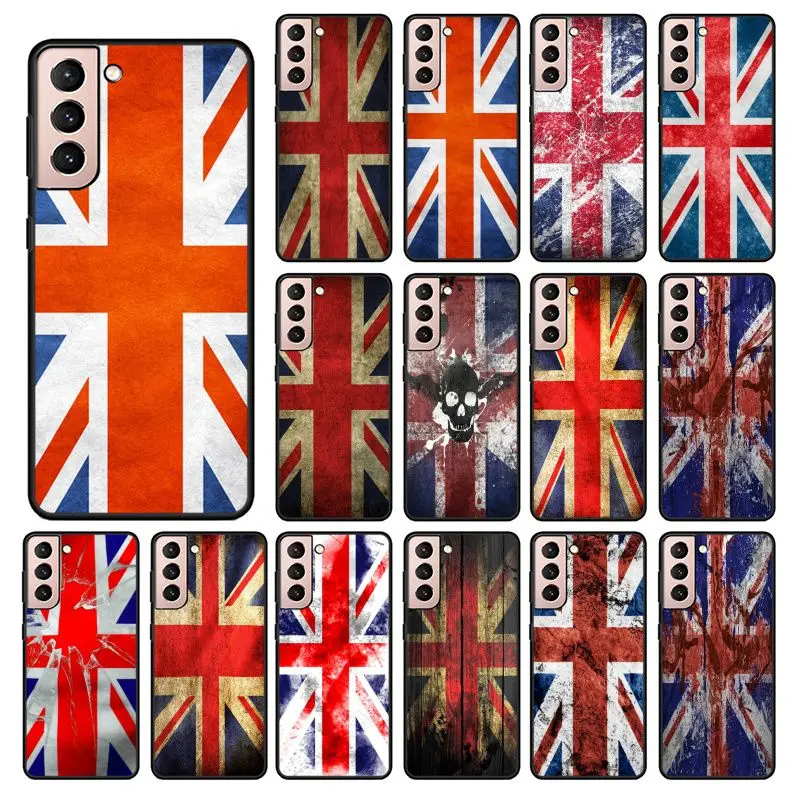 British flag Soft Phone Coque For samsung galaxy S24 ULTRA S23PLUS S21 S20fe S20ULTRA S21Fe S22PLUS S23ULTRA cases