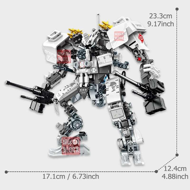 سيمبو كتلة الأرض المتجولة Mecha روبوت متنقل اللبنات MOC الفيلم الكلاسيكي نموذج الجمعية الطوب الصبي لعبة طفل للهدايا