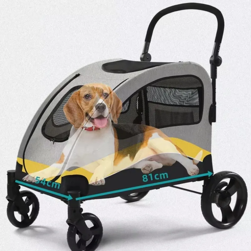 

Cat Carrier with Wheels Pet Dog Carrier Rolling Pet Stroller for Cats Puppy Stroller Detachable and Foldable Pet Travel Bag
