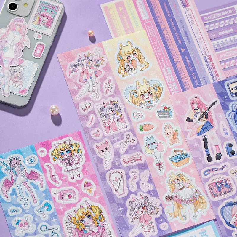 8 шт./партия, наклейки Guka