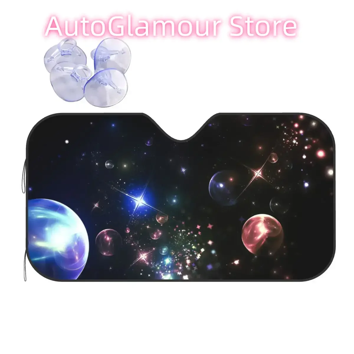 

Космическая Вселенная, солнцезащитный козырек на лобовое стекло Galaxy, новинка, козырек на переднее окно автомобиля 76x140 см, солнцезащитный козырек, жалюзи, защита от солнца