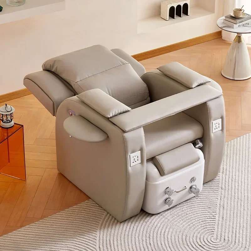 Sofá de manicura, silla de spa para pedicura, tatuaje de pestañas, silla eléctrica para manicura, silla reclinable, tienda de belleza, muebles de salón de baño de pies