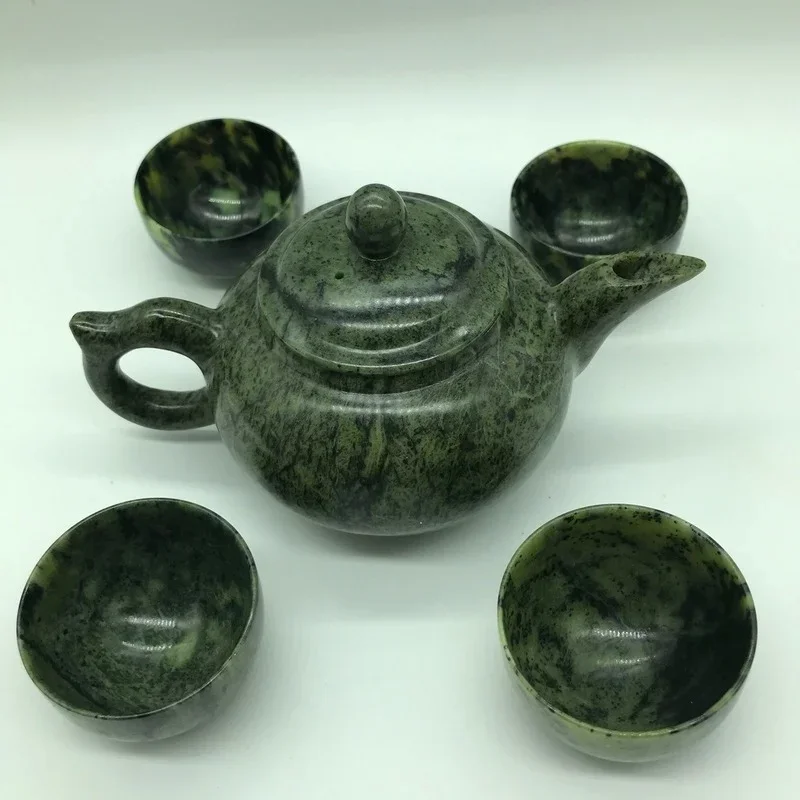 Tazas Vino Piedra Jade Tibetano Natural