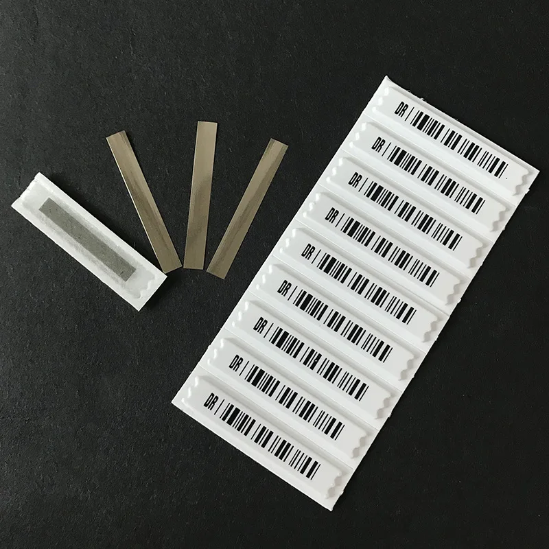 1000 Pieces/Lot 58KHz Anti-theft Magnetic Soft Label Supermarket Store Products Bar Code Tag EAS Security Anti-Theft DR Labels