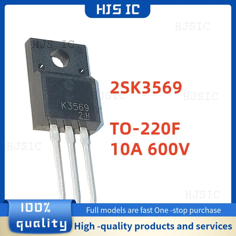 5-10-30PCS NEW 100% quality 2SK3569 K3569 TO-220F 10A 600V N-channel High power MOS field effect tube electronics transistors IC