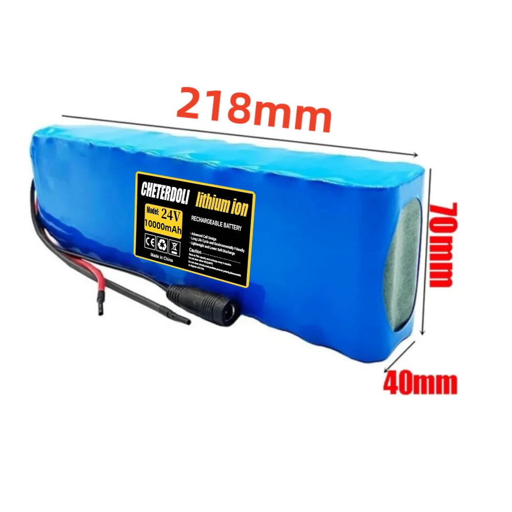 

High-Performance 24V 10Ah 7S3P 18650 Lithium-Ion Battery Pack (10000mAh) for Scooters — Comes with Charger.