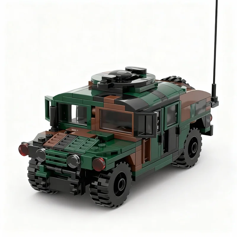 

288pcs MOC Humvee Cars Model Building Blocks Construction Toy Christmas Gifts DIY Creative Idea Education Assemble Birthday