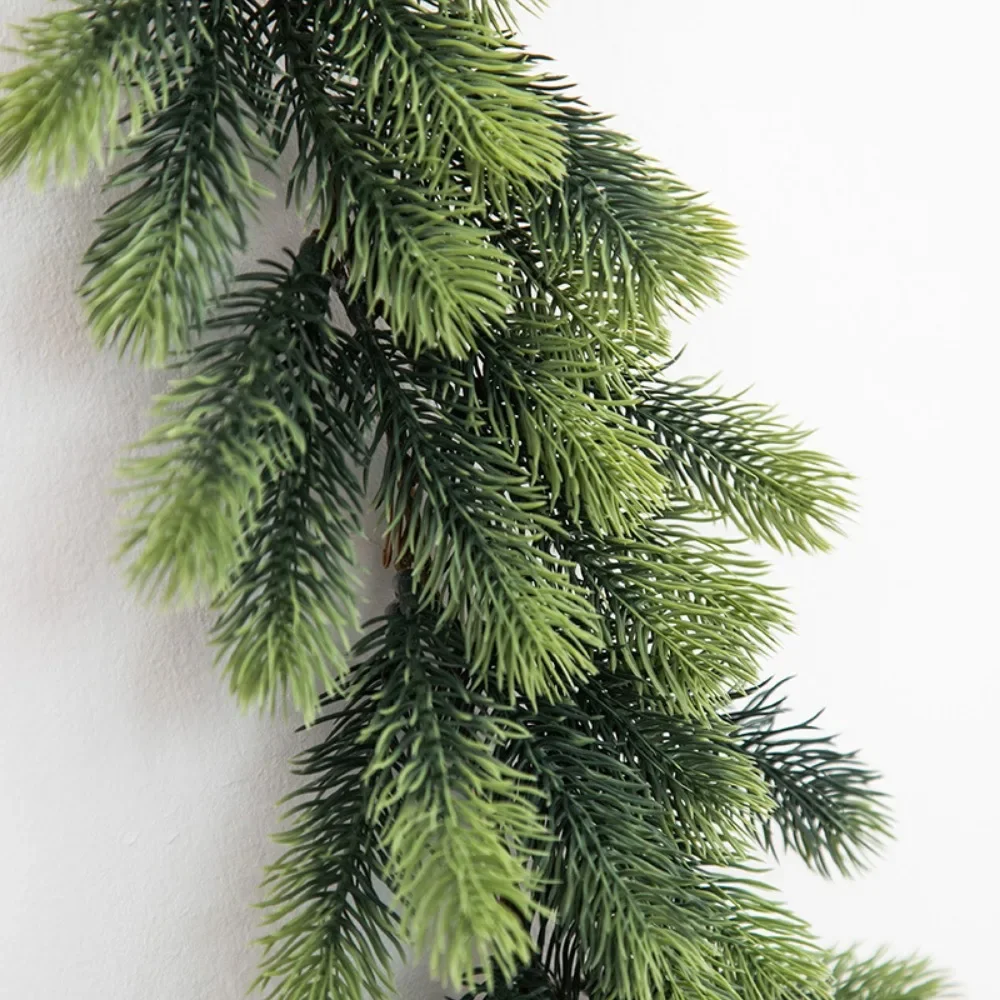 Artificial Christmas Pine Garland, Greenery Winter Garland Decor for Home, Wall, Porch, Table, Mantle, Indoor Outdoor Decoration