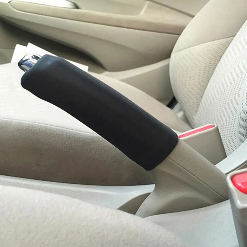 

Car Handbrake Cover Wear-resistant Easy Installation Compact Soft Sleeve Anti-slip Hand Brake Grip Auto Silicone Accessory