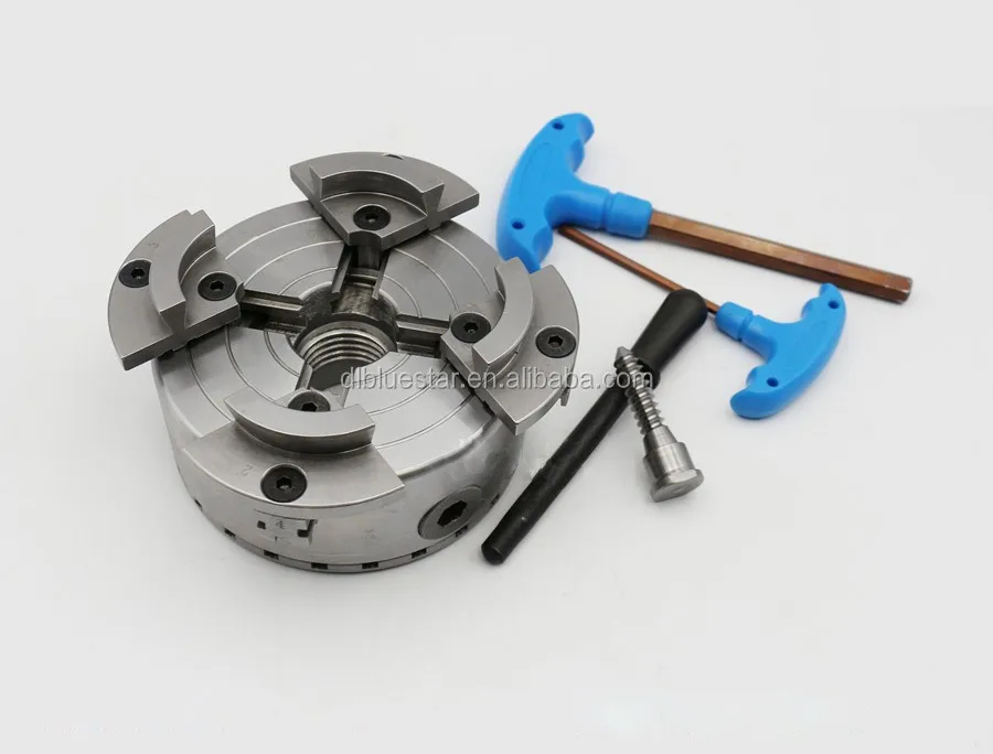 Mandris de rolagem de 4 polegadas de alta qualidade Mandril de rolagem de torno de torneamento de madeira