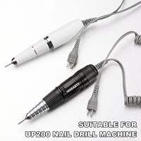 Makartt Nail Drill Handpiece for Up200 Machine Professional Electric File Remove Gel Polish Poly Nail Gel Black /White