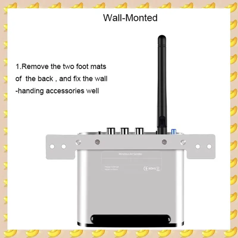 

A45U AV530 5.8Ghz Wireless Video Digital Set-Top Box Wireless Sharing Multifunction Transmitter Receiver Easy To Use With EU Plu