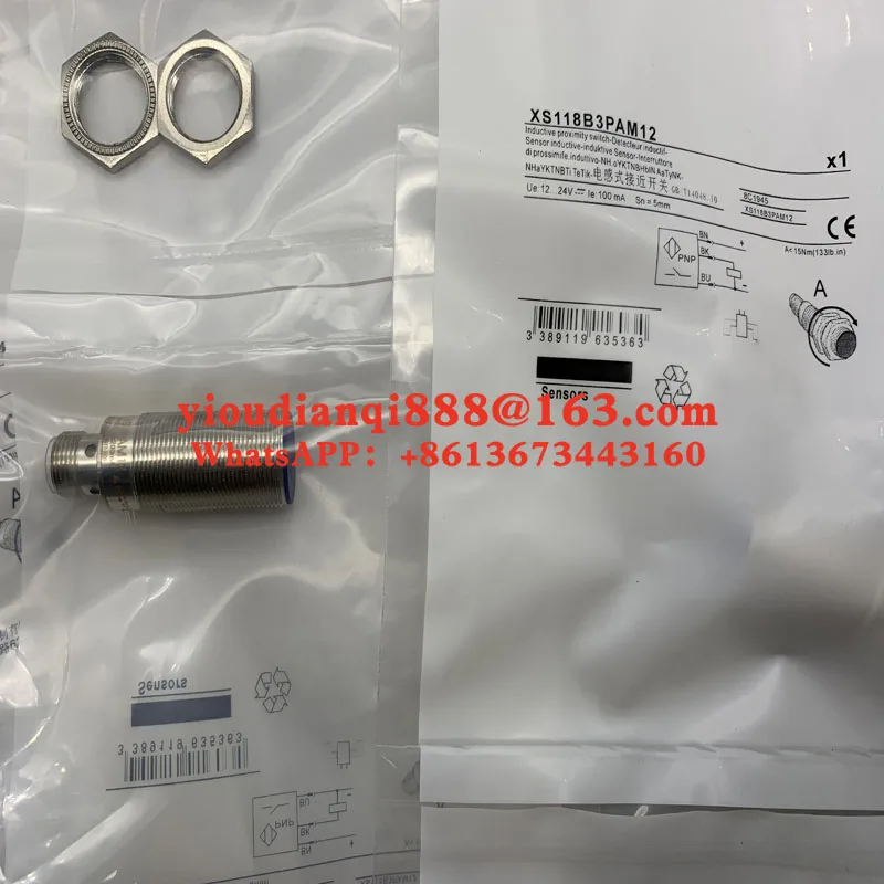 Sensor de proximidade, XS118B3PAM12 XS2-D18PA140C, Novo