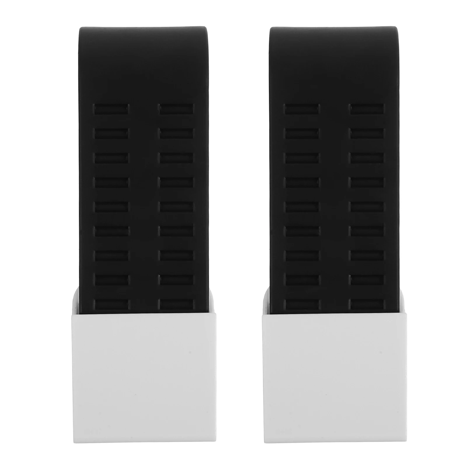 

2pcs Door Stopper Wedge Proof Safety Door Stops For Anti-Pinch Finger Guard Bottom Blocker Tpr Easy Install Home