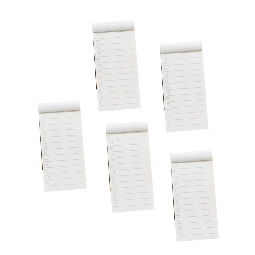 Bloc-notes autocollants en papier, lot de 2 à 6 pièces, 5 pièces