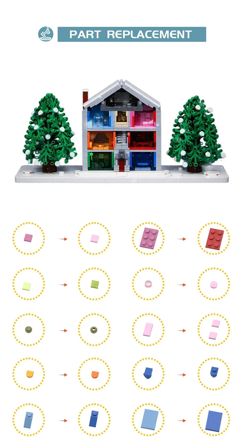 Ensemble de Scène Musicale 930 Pièces, Modèle de Blocs de Construction, Kit Adulte MOC, Briques de Jouets Maison d'Amour pour Fans, Cadeau Idéal Noël Anniversaire