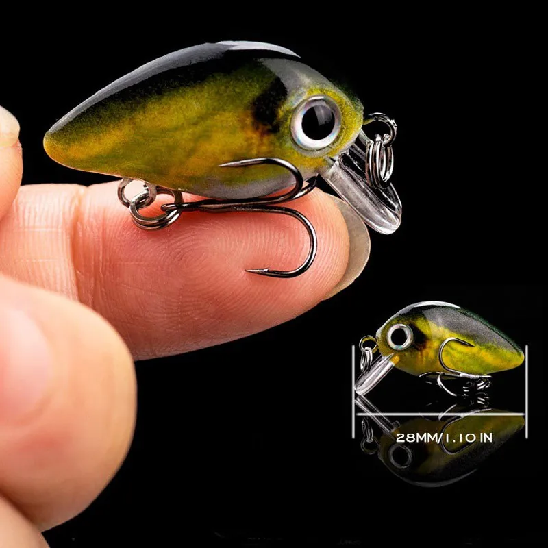 5pcs Mini Fishing Lures Set Lifelike Crank Baits Artificial Baits Swimbait with Tackle Box image 5
