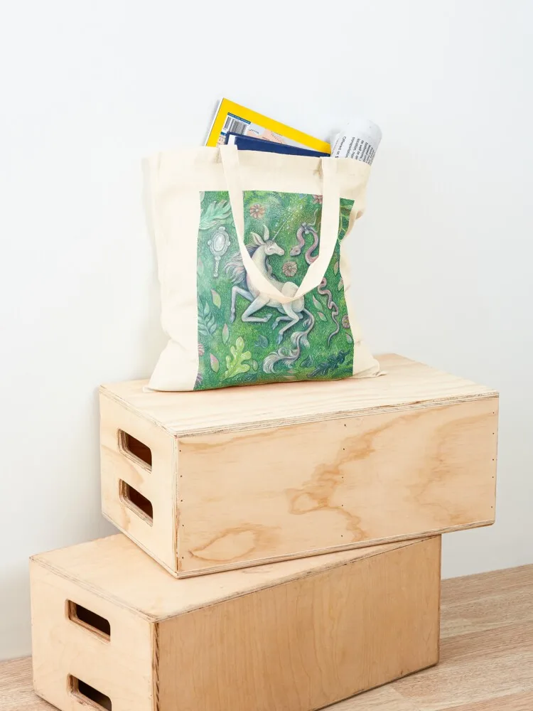 حقيبة قماش يونيكورن ماجيك توت للنساء حقائب للنساء حقيبة تسوق قماشية مخصصة #4