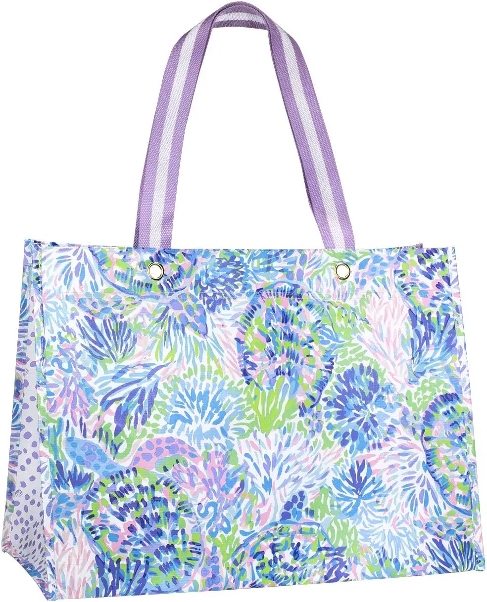 

Oversize Reusable Grocery Tote with Comfortable Shoulder Straps, XL Market Shopper Bag for Shopping