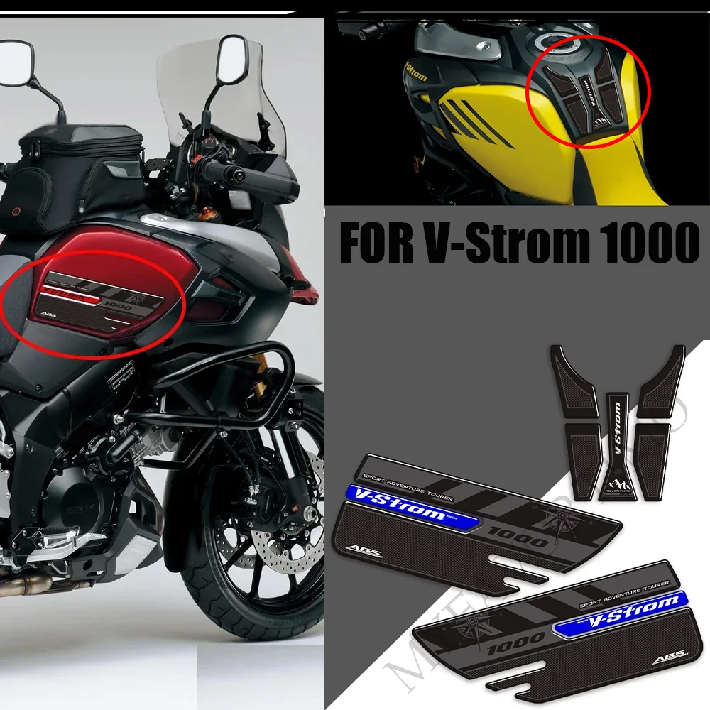 

For Suzuki VStrom V-Strom 1000 DL1000 XT Motorcycle Fuel Tank Sticker Moto Decals Stickers on Motorcycle 2015-2020