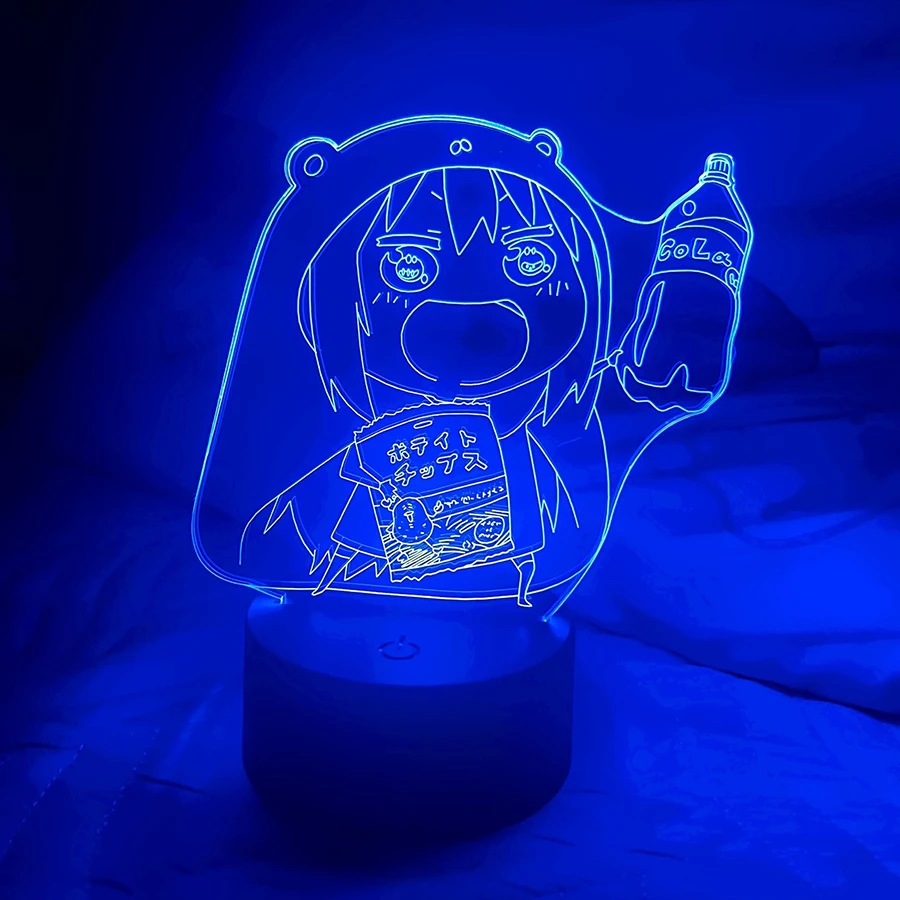 

Himouto! Umaru-chan Figure Lamp Cute Room Decor Harajuku Girls Bedroom Lighting Decoration Kids Birthday Gift LED Anime Lamps