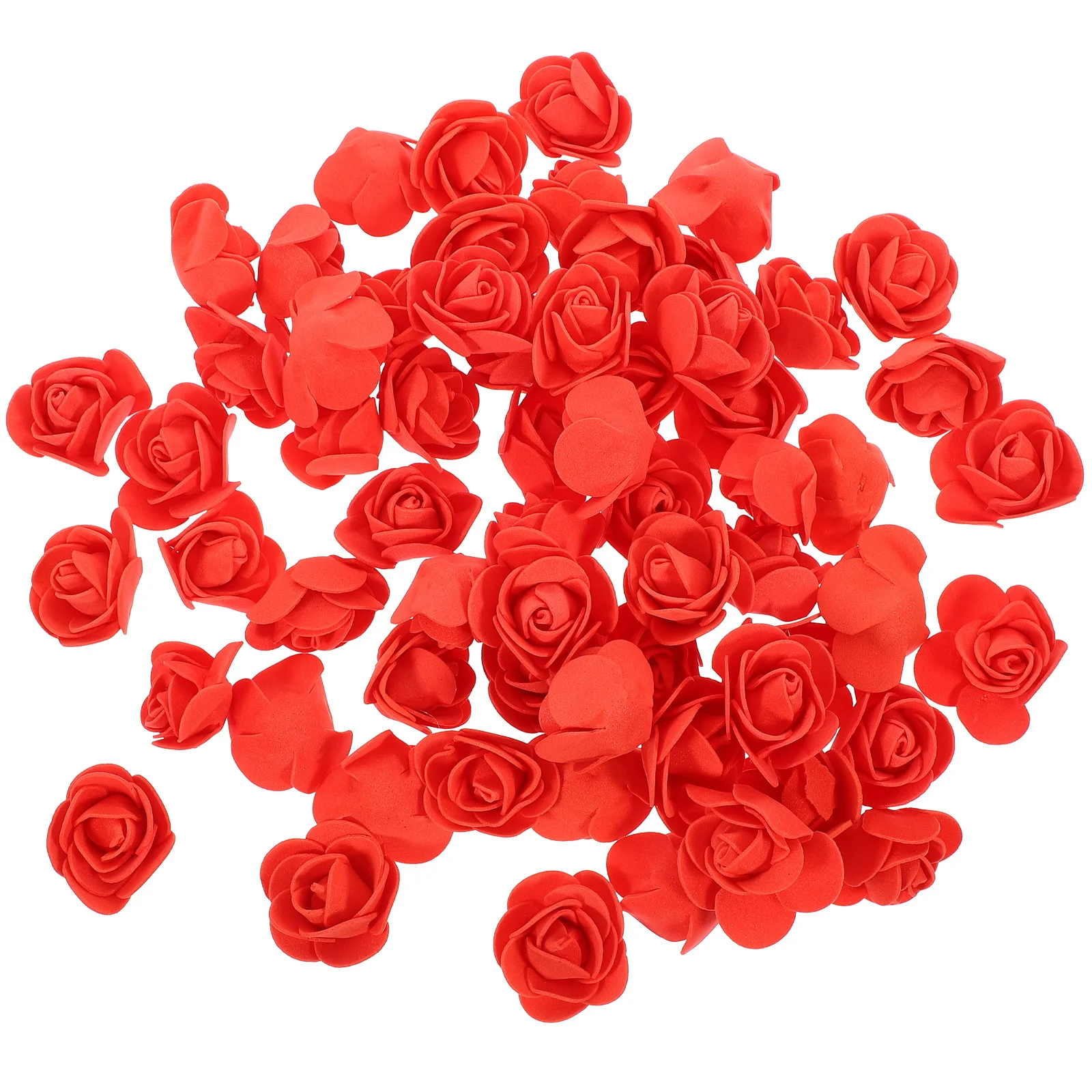 

200Pcs Artificial Rose Heads Foam Flowers Realistic for Wedding Decoration DIY Craft Supplies Bulk Foam Rose Head