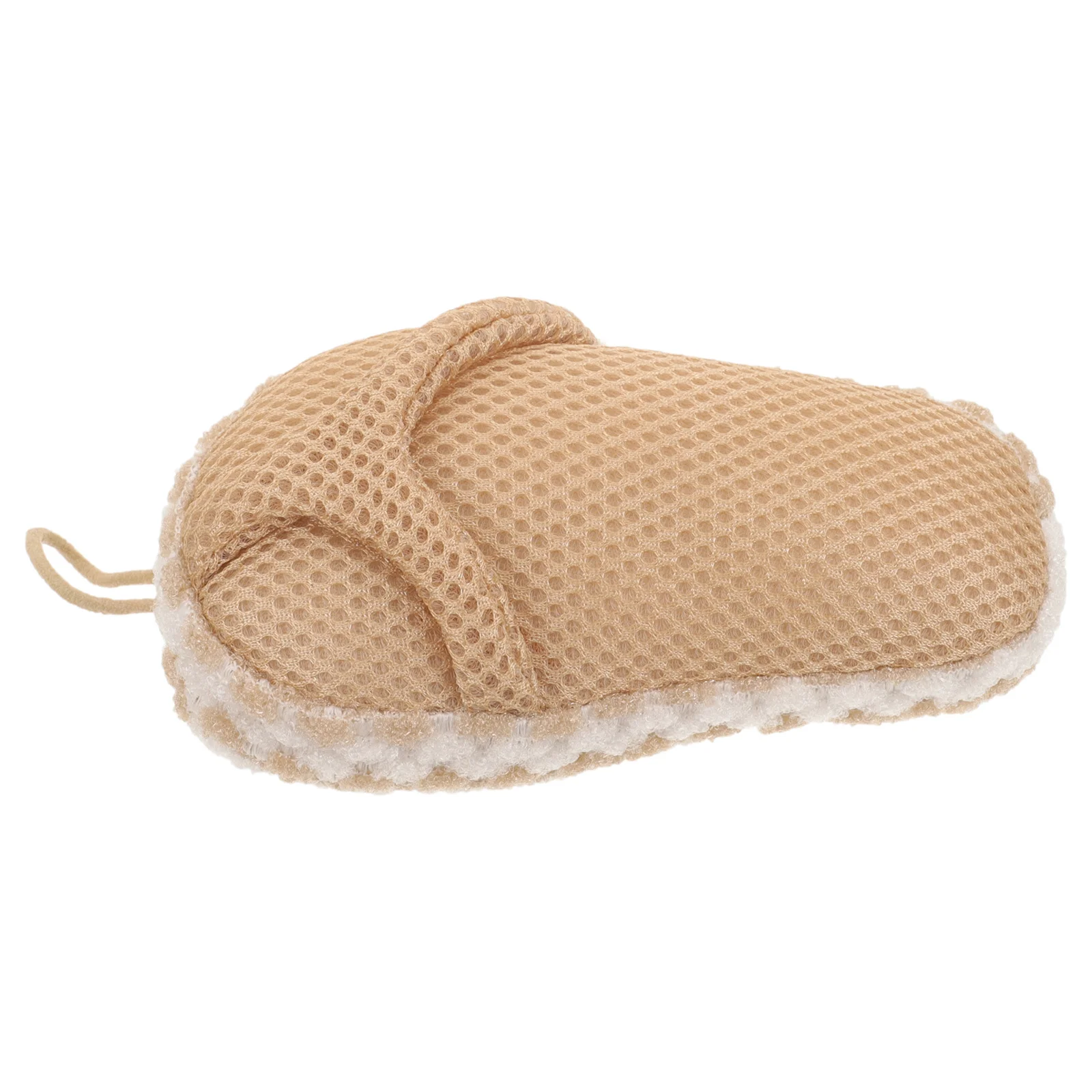 

Bath Shower Scrubber Slipper Shaped Exfoliating Body Wash Tool Rich Bubbles Comfortable Touch Travel Portable Gift for Adults