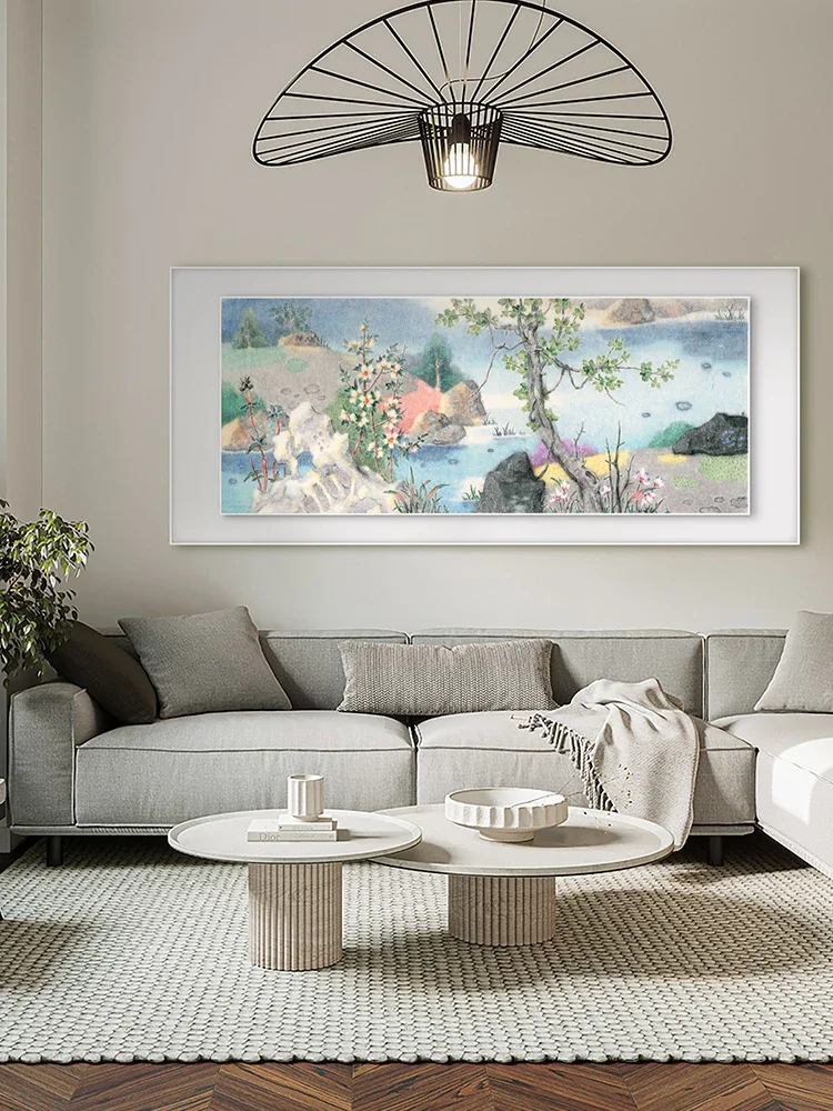 Signed limited edition large new Chinese prints, landscape living room hanging paintings