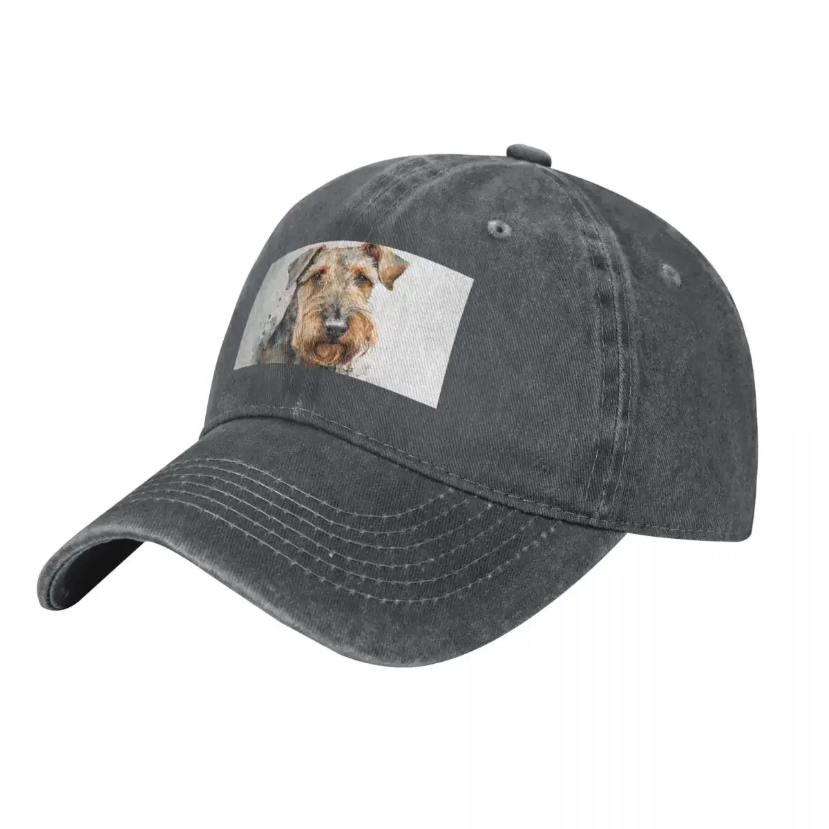 Artistic Watercolor of a Airedale Terrier Dog Baseball Cap tea Hat Brand Man cap cute Rave Women's Hats 2025 Men's