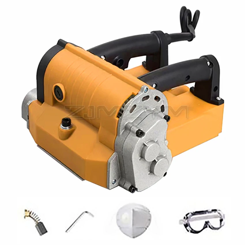 Electric Wall Planing Machine Wall Shoveling Machine Rough Planing Machine Old Wall Renovation Putty 0-4MM Depth 4000RPM No Dust