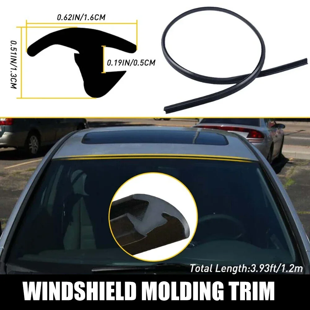 120cm Car Front Windshield Moulding Seal Strip For Honda Civic 2006-2011 73150-SNA-003 Front Windshield Reveal Surround Molding
