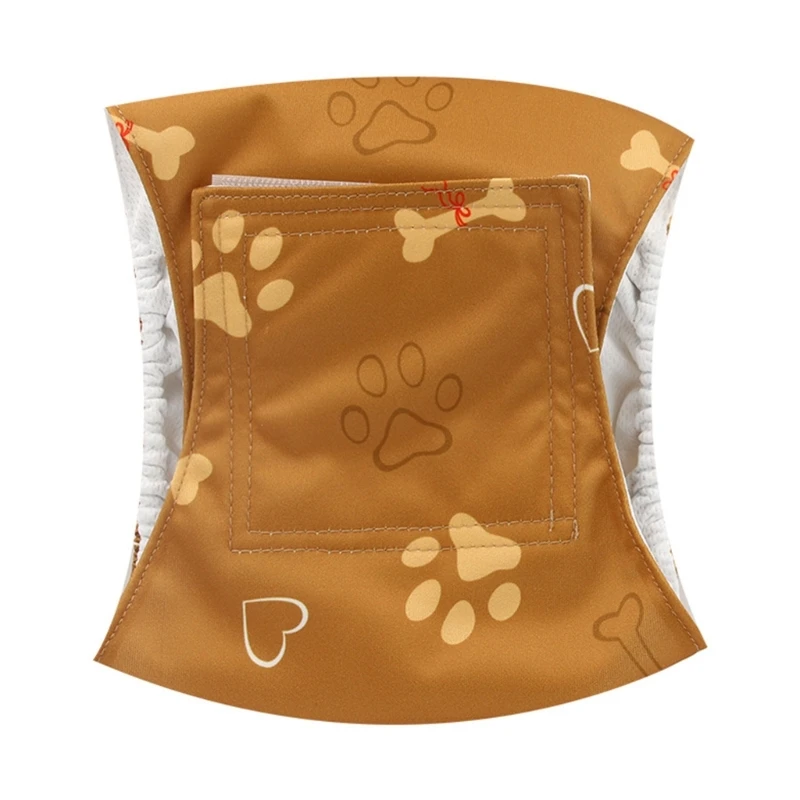 Q1fe reutilizável calças cachorro lavável frustrável fralda segura para animais estimação raça pequena