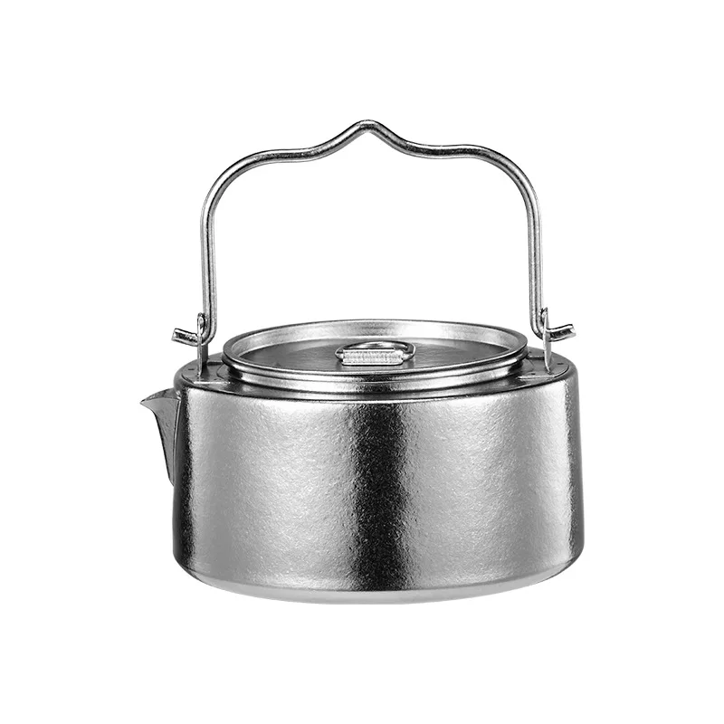 

Outdoor camping, pure titanium, kettle, mountaineering, portable, ultralight