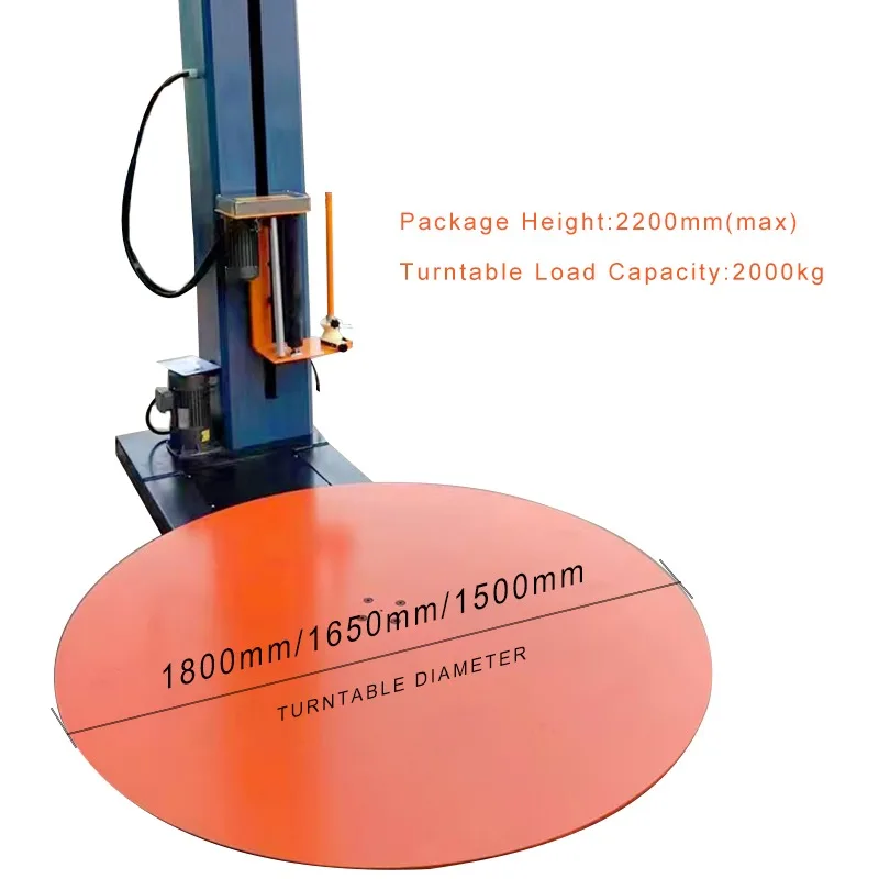 Industrial Pre-stretch Stretch Wrapping Machine Automatic Pallet Film Wrapper Logistics Packaging Equipment