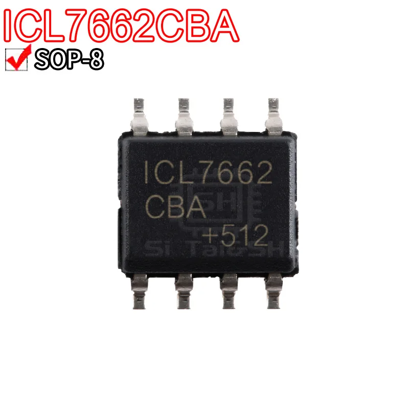 10PCS ICL7660 ICL7660AIBAZ ICL7662CBA ICL7662