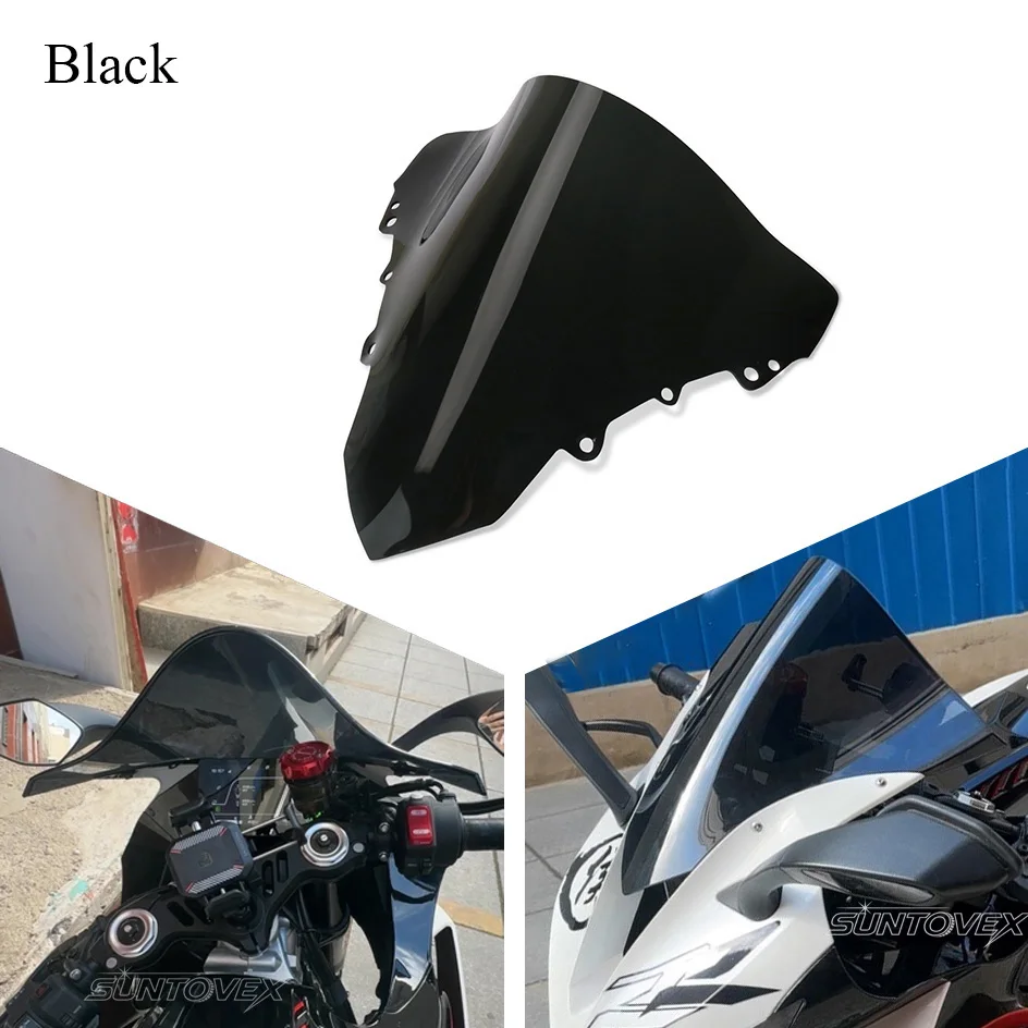 For ZONTES 703RR 703 RR Motorcycle Double Bubble Windshield Front Fairing Racing Side Windscreen Wind Deflectors Screen