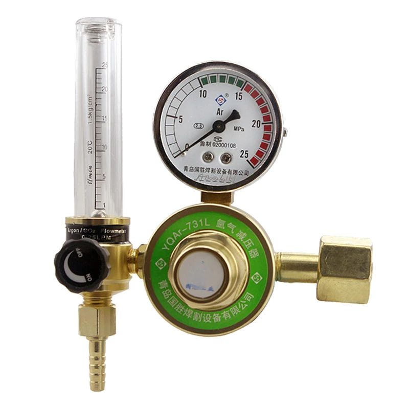 Energy Saving Argon Meter Pressure Relief Valve Gauge Argon Pressure Gauge Decrement Gauge Argon Meter Flow Meter Pressure