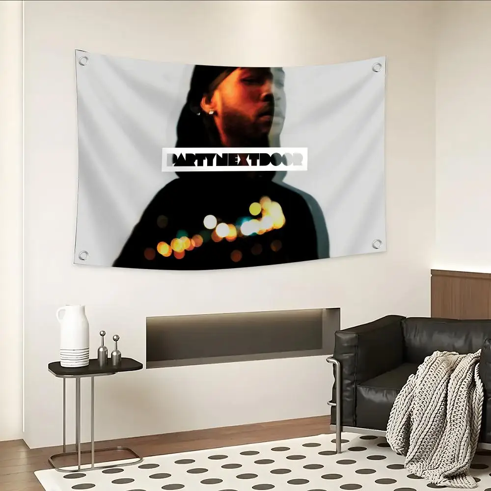 Songwriter PARTYNEXTDOOR Flags  Camping Outdoor Garden room Decor  Wall Art Family Gifts