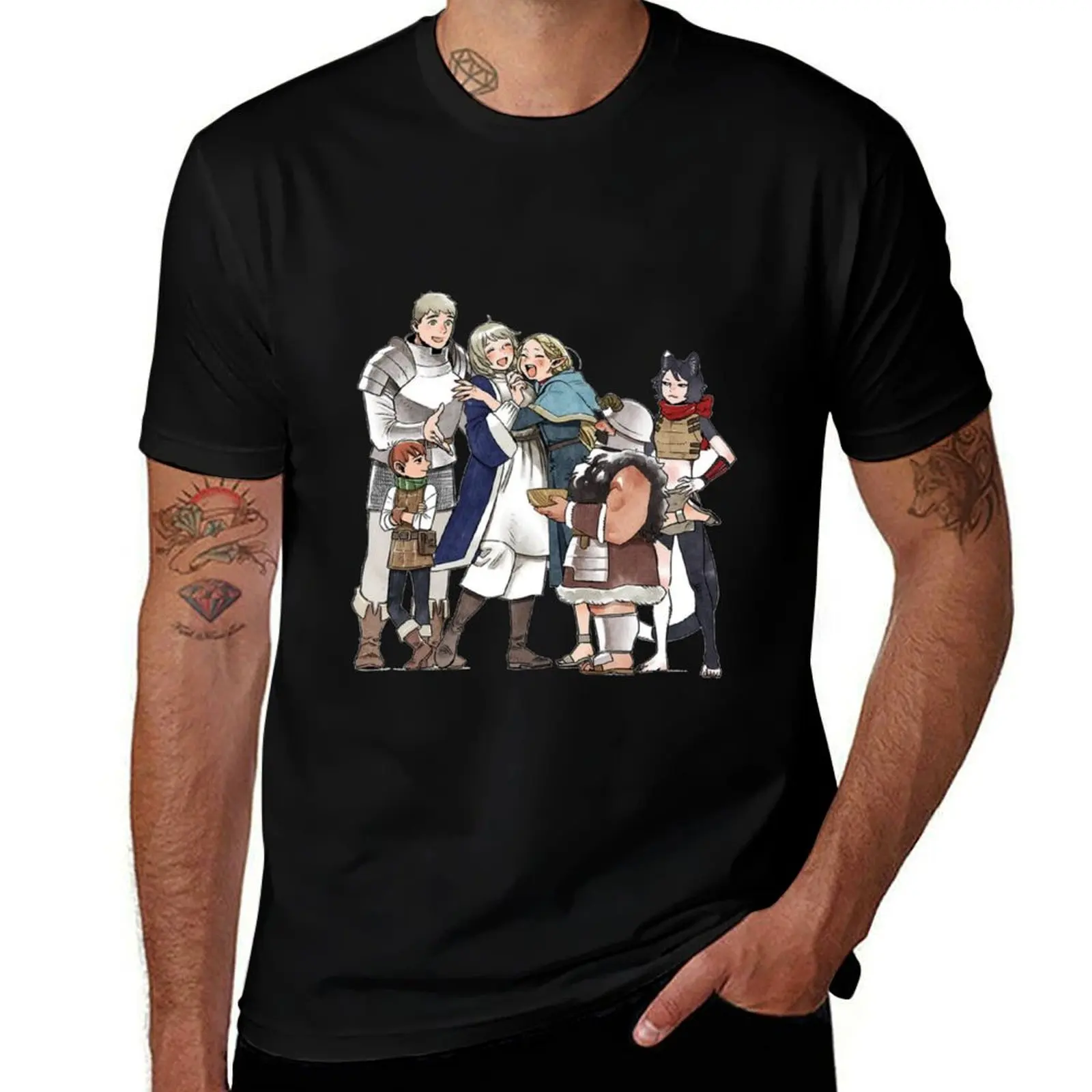 dungeon meshi T-Shirt Plus Size Simple Casual Top T-Shirt