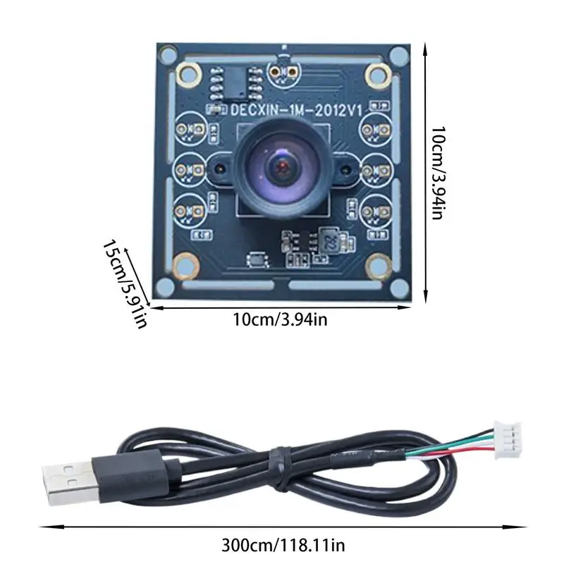 Kameramodul für Computer 1 Megapixel Kameramodulplatine OV9732 Sensor 1280 x 720P Webcam-Platine Weitwinkelobjektiv Computer
