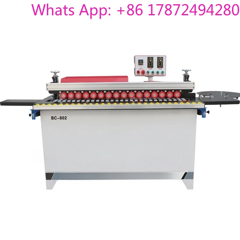 

DW802 Portable Furniture PVC Melamine Curve Six Basic Functions Edge Banding Machine With Trimmer Trade
