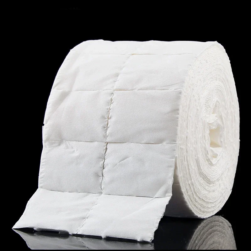 300 Stuks/Roll Nagellak Remover Wattenschijfjes Wit Gescheurd Pluizende Nageldoekjes Voor Gel Lijm Make-Up manicure Schoonmaken Tool Papier
