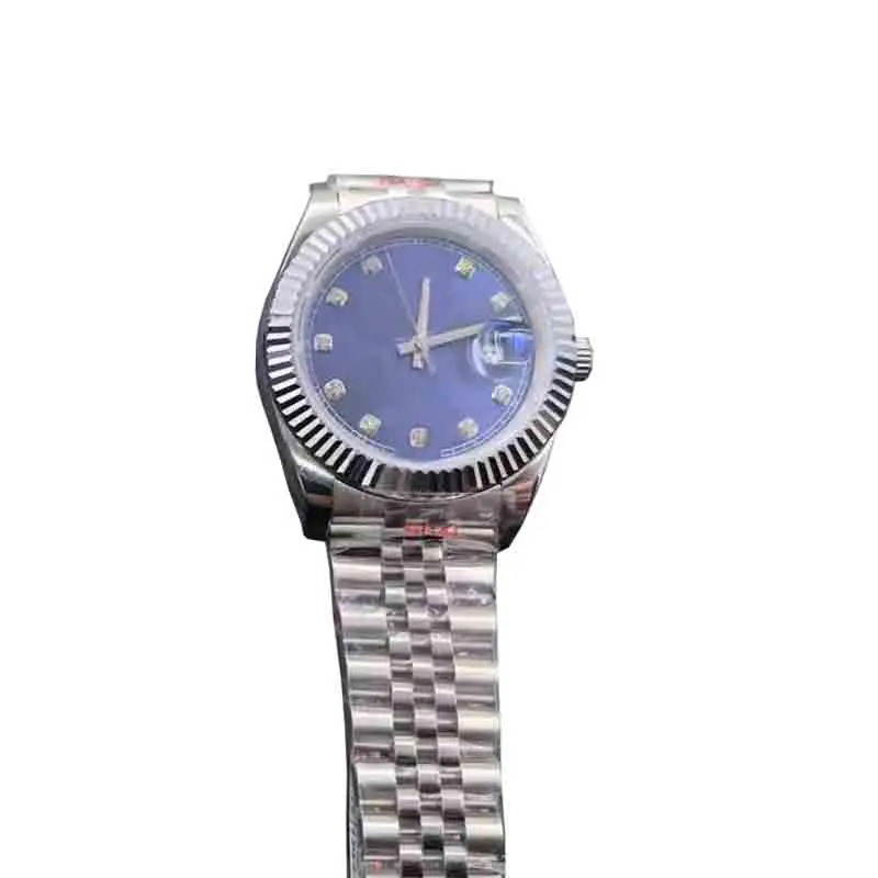 Men\'s Watch - 41mm, Blue Dial, Mechanical Movement, Waterproof.