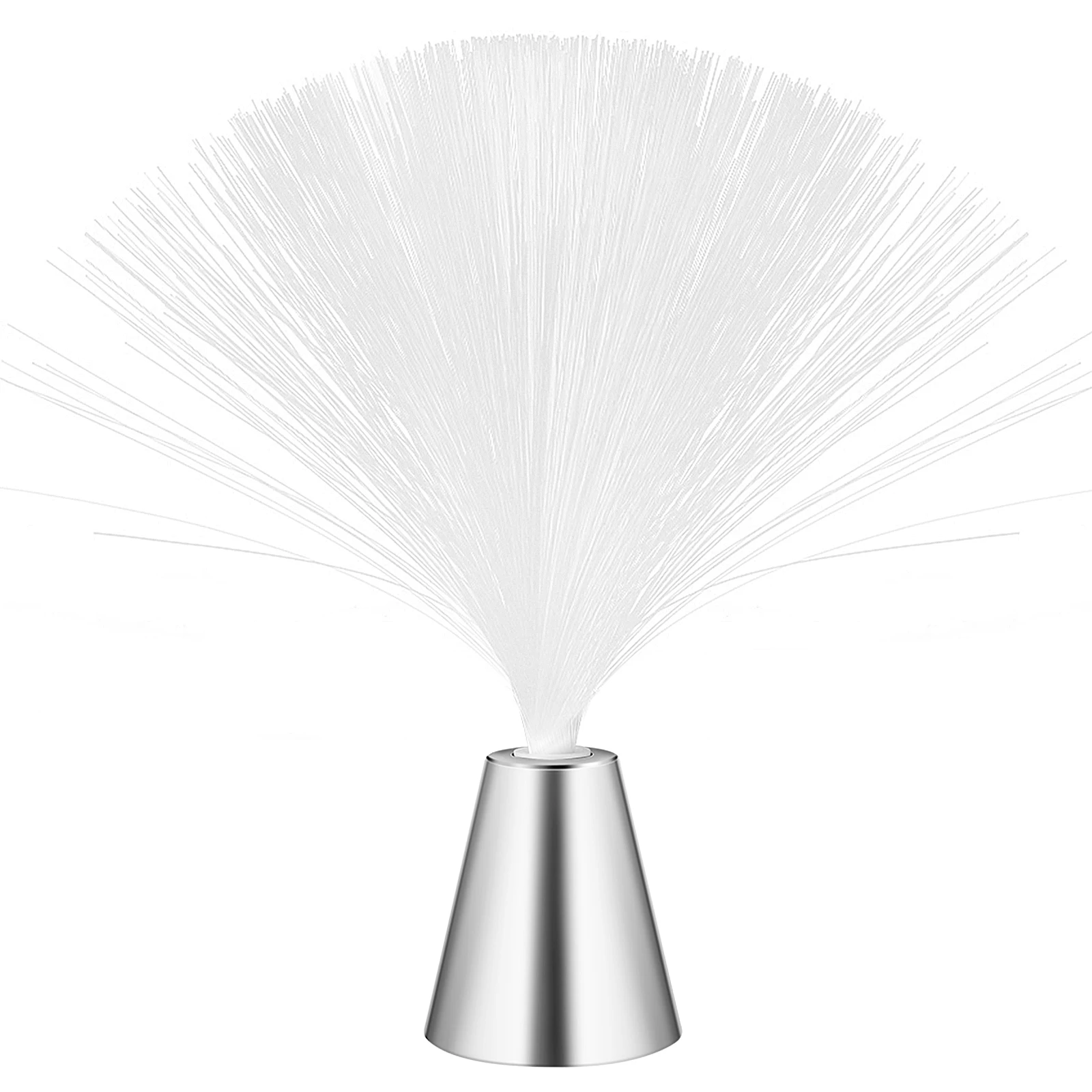 

Fiber Optic Light Colorful Changing Lamp Christmas Decorative LED Fiber Lamp Mood Glow Home Office 3AAA Batteries Powered Safe