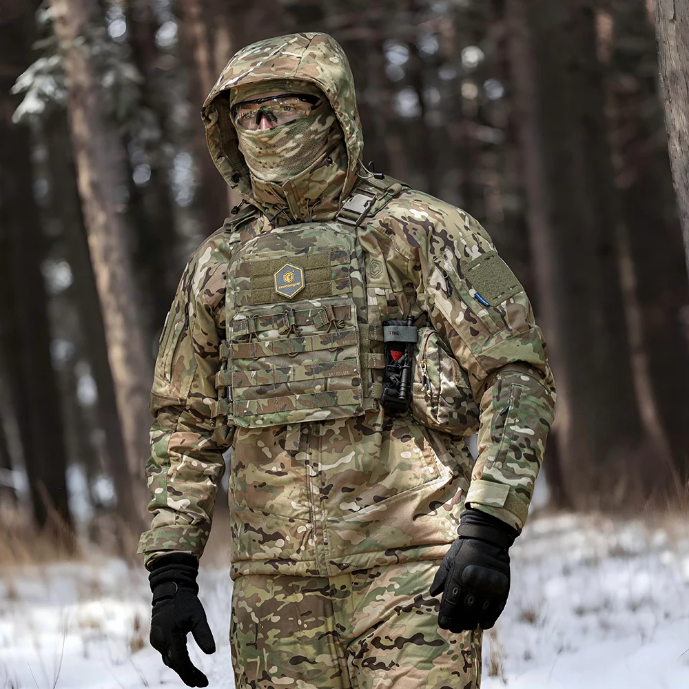 

Emersongear Blue Label Musk-Ox Тактическое пальто Ветрозащитная куртка Спорт Открытый Кемпинг Путешествия Пеший туризм Охота Эргономичный крой