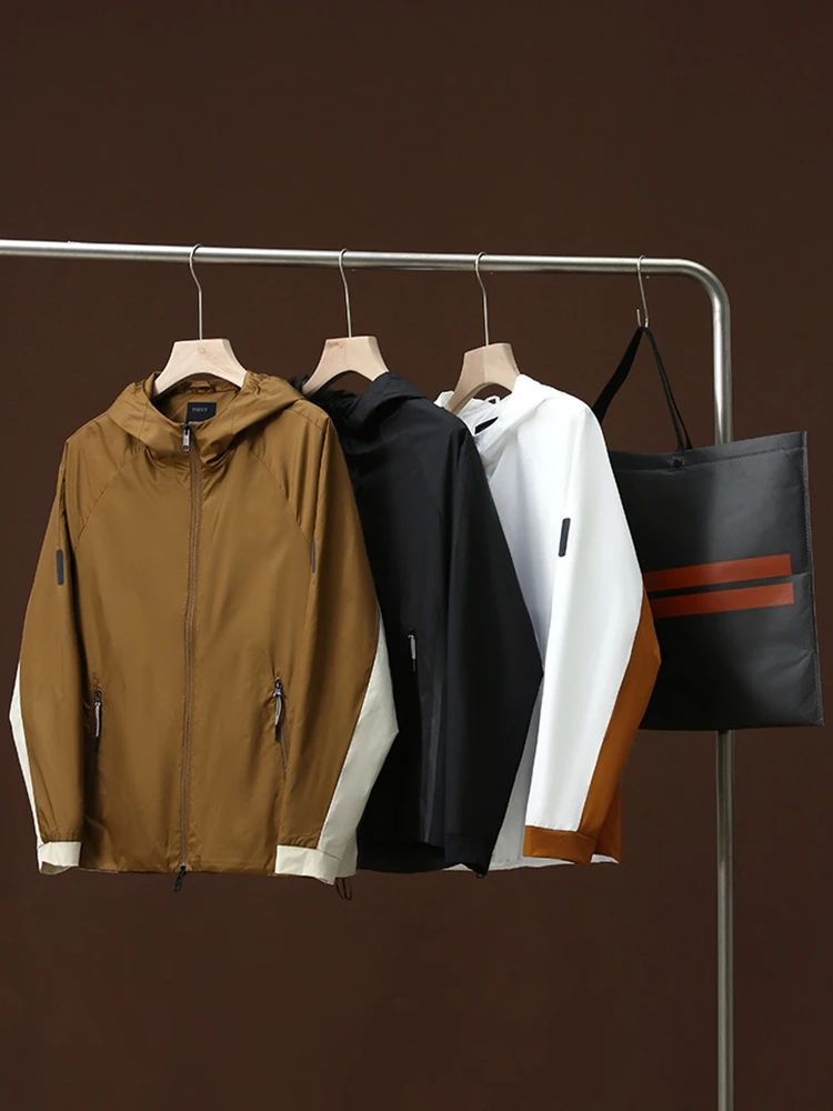 

Reflective Casual Outdoor Jaet Breathable Laser Hole Light Weight Spring Summer Youth ular Stand Fit Men's Jaet