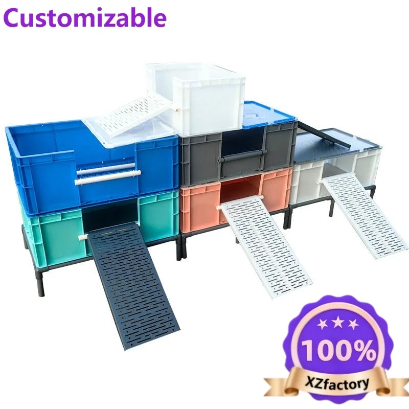 Factory Direct 2026 Turtle drying platform Turtle egg laying pool Mobile independent breeding pool Sand pool Removable ladder eg
